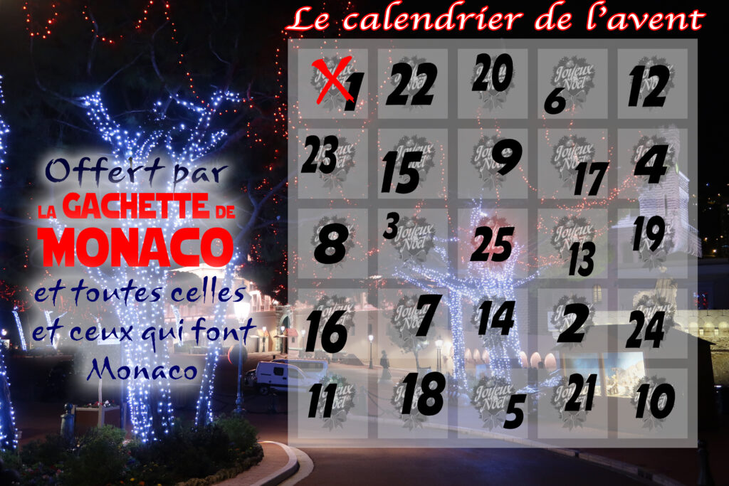 Calendrier de l’avent, jour 1